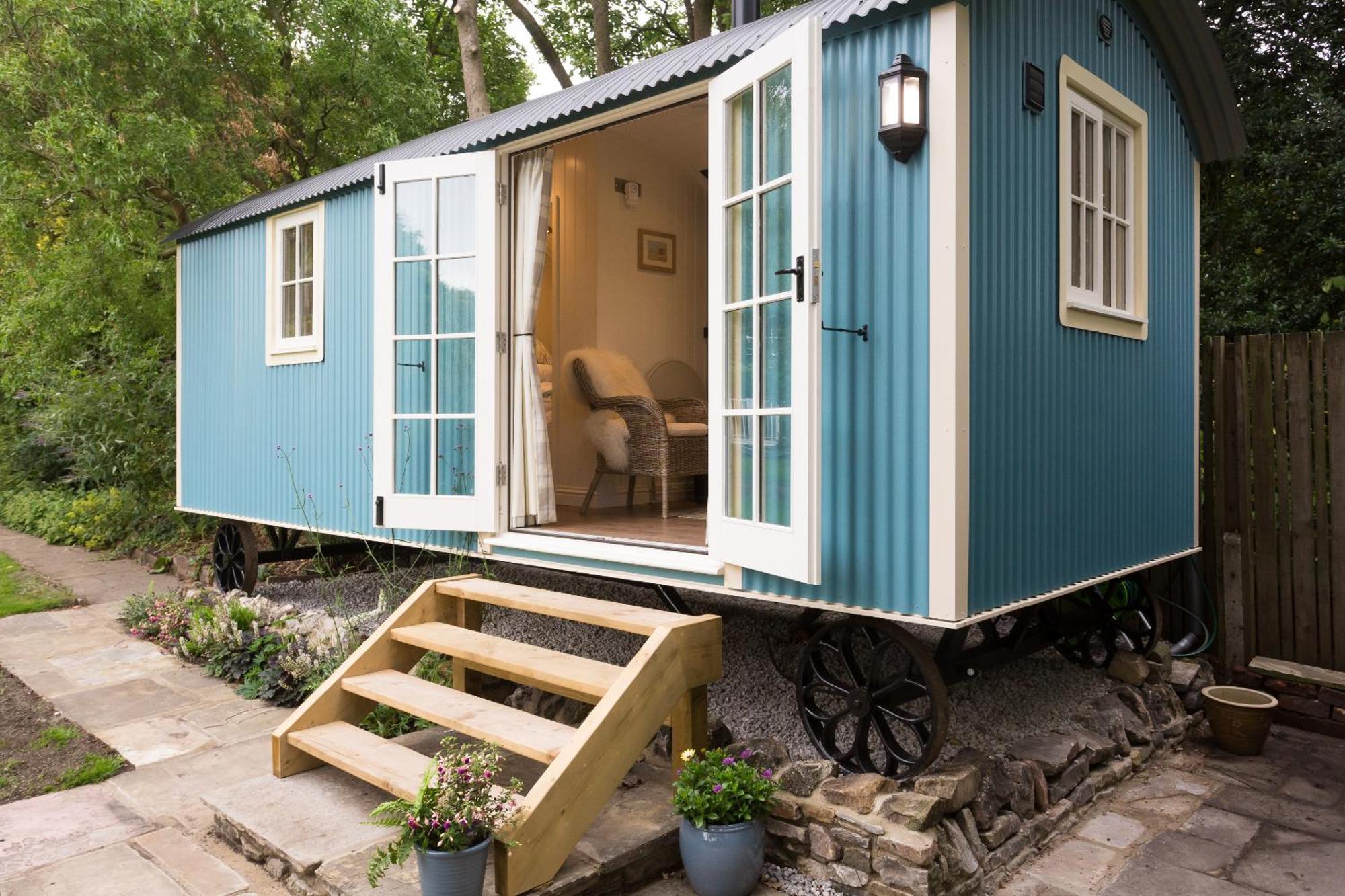 The Bailey Shepherd'S Hut And Holiday Cottage Skipton Exterior photo